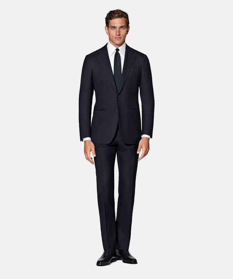 Navy Tailored Fit Havana Suit