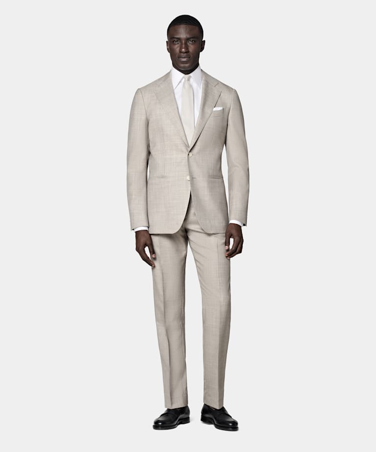 Light Brown Perennial Tailored Fit Havana Suit