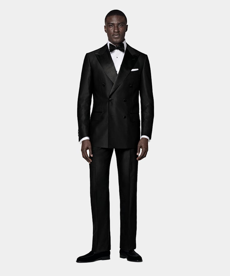 Black Tailored Fit Milano Tuxedo