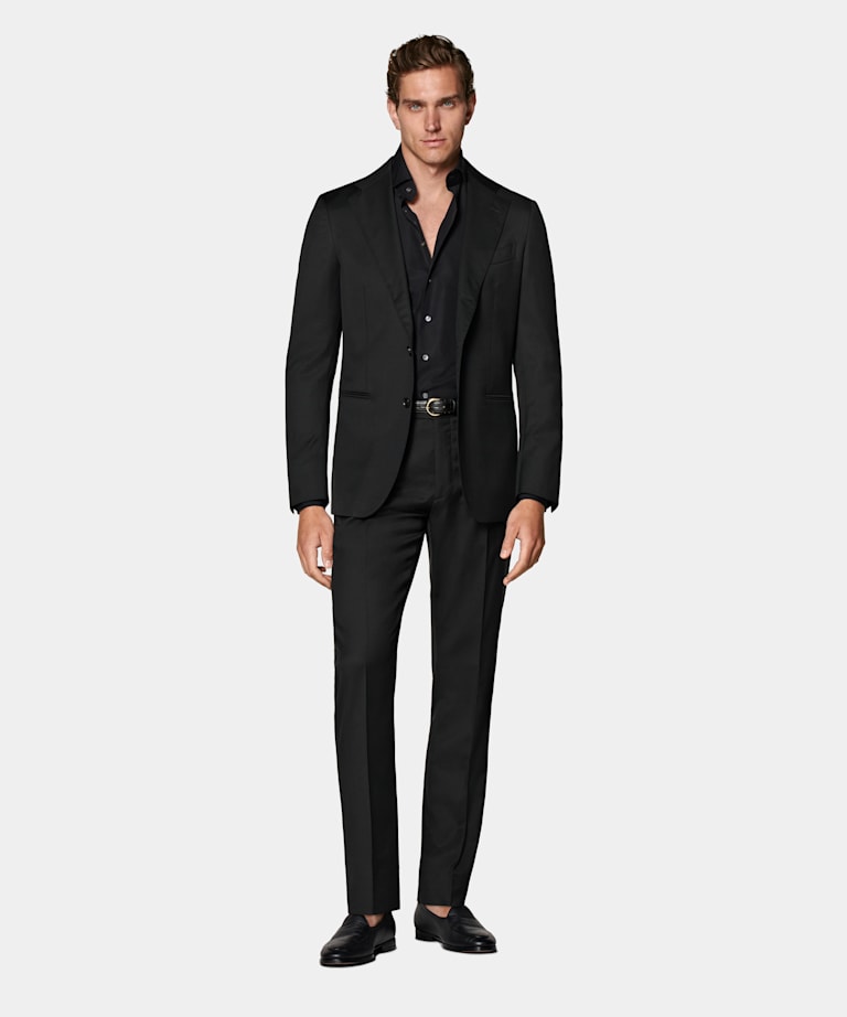 Black Perennial Tailored Fit Havana Suit