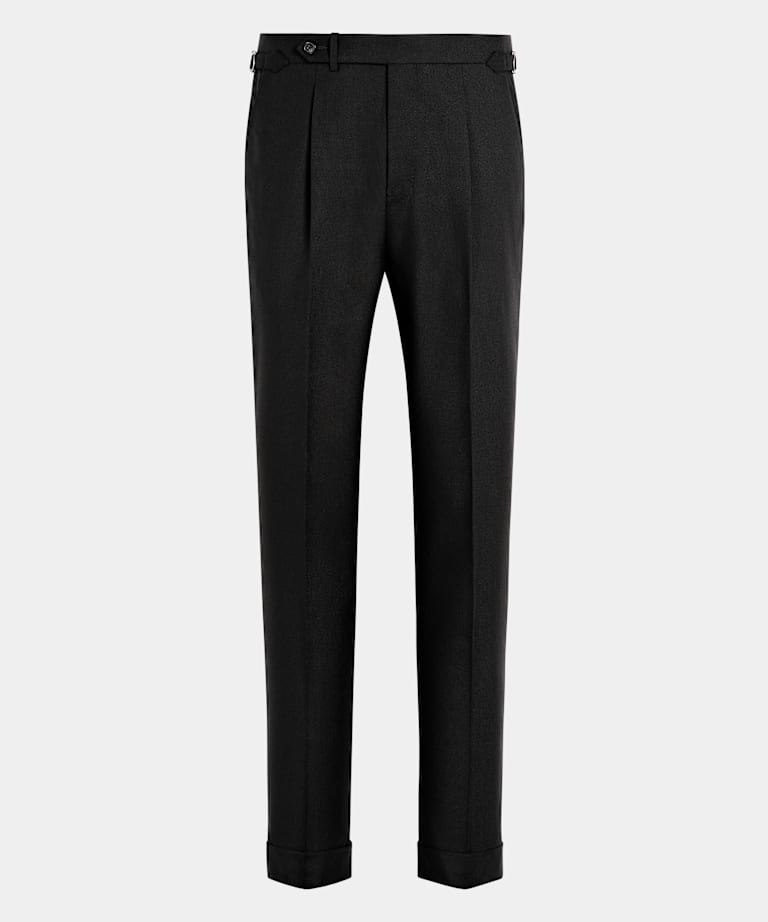 Anzughose schwarz Slim Leg Tapered
