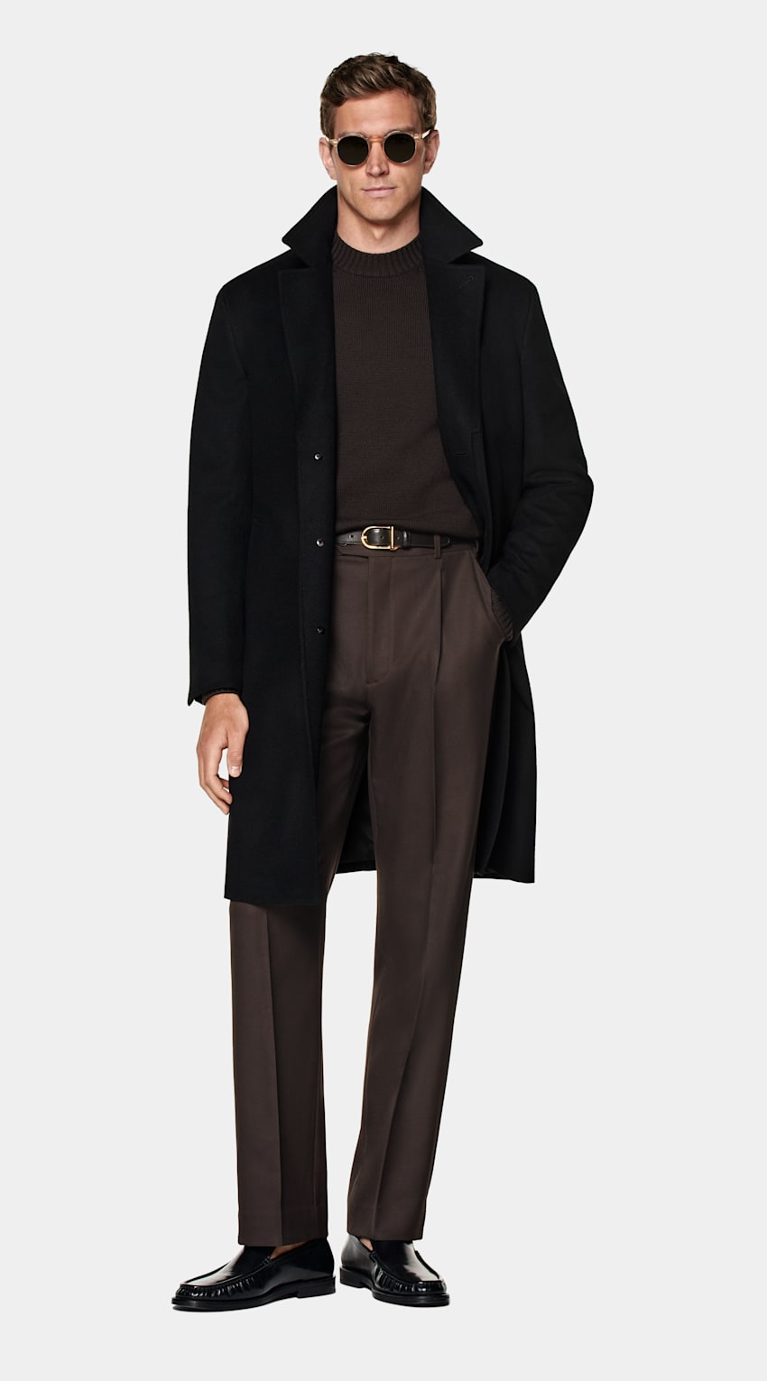 SUITSUPPLY Pura lana Cappotto nero