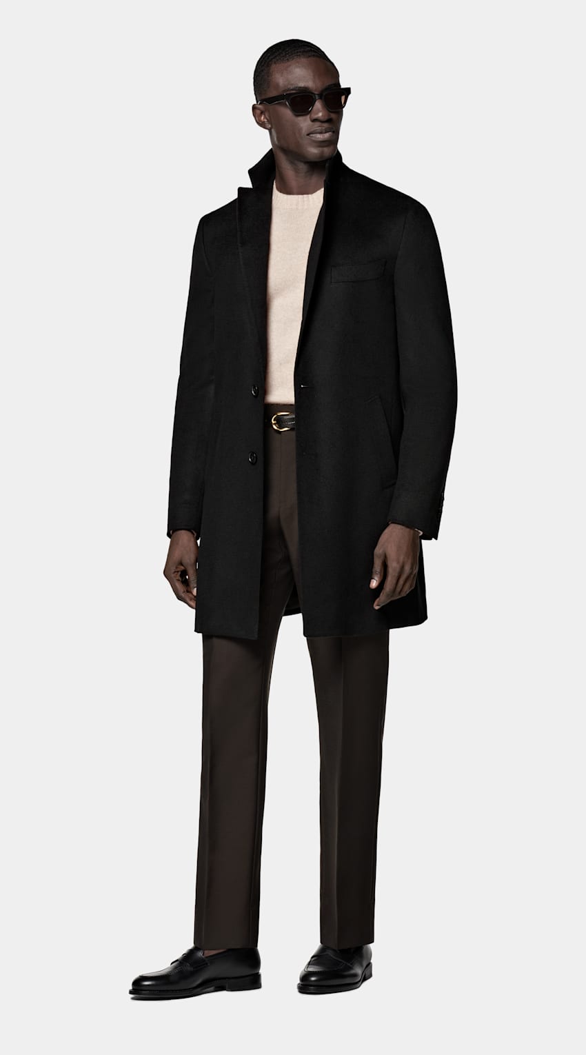 SUITSUPPLY Pura lana Cappotto nero