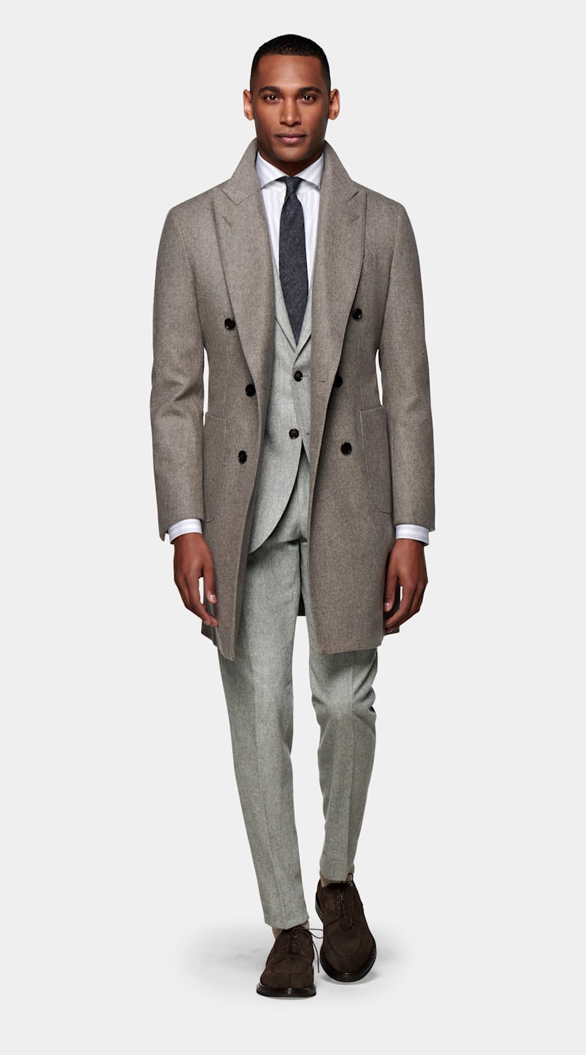 Taupe Pure Wool | SUITSUPPLY US