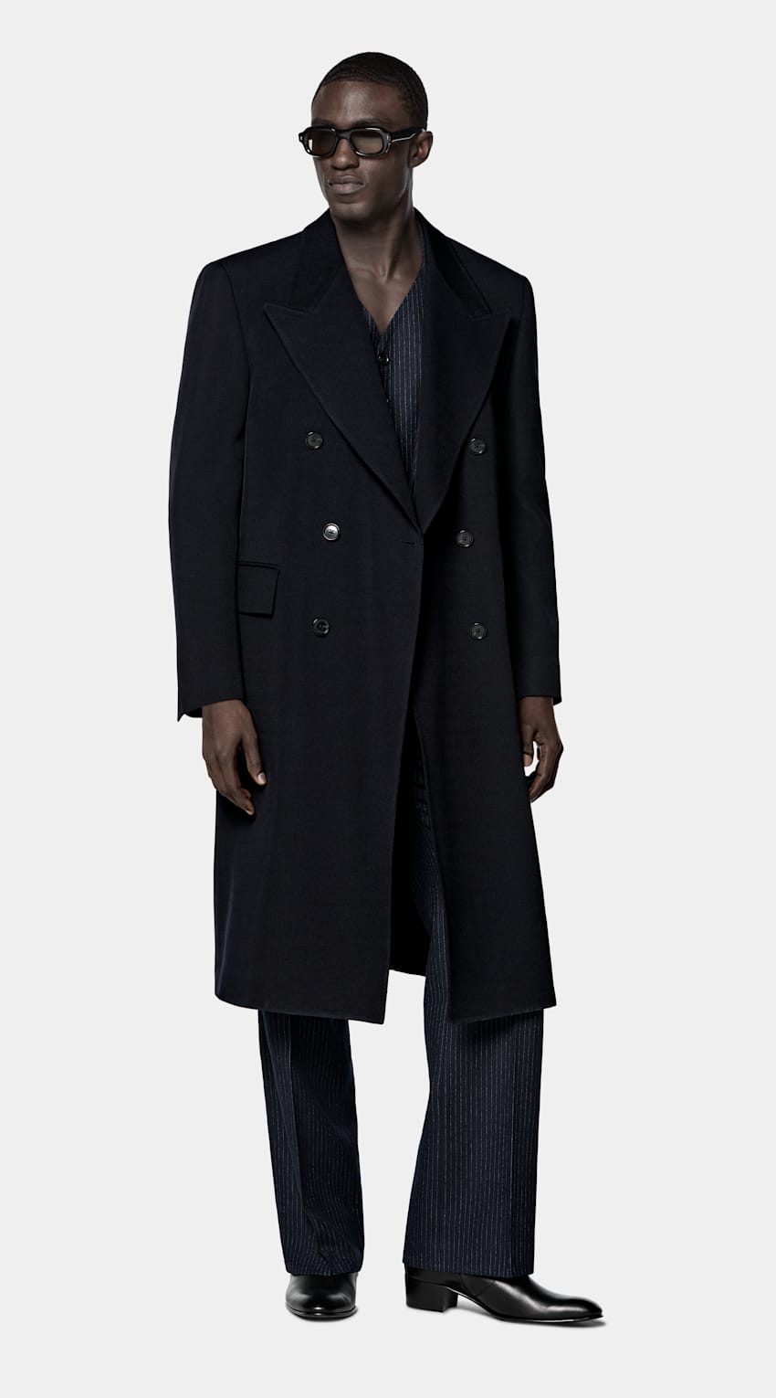 SUITSUPPLY Pure Wool von Angelico, Italien Navy Overcoat