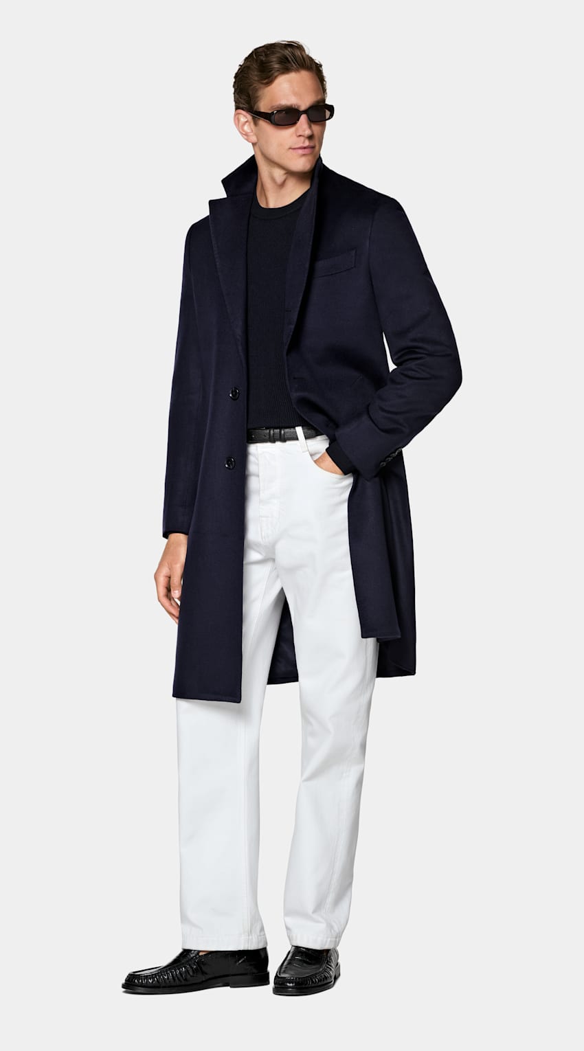 SUITSUPPLY Pure Cashmere - Colombo, Italie Navy Overcoat