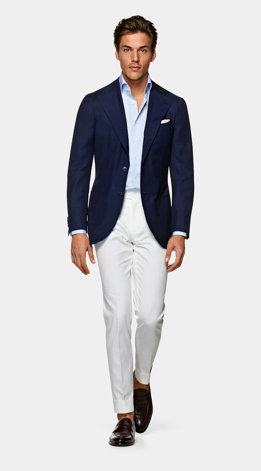 Navy Lazio Jacket | Pure Wool S130's Single Breasted | Suitsupply ...