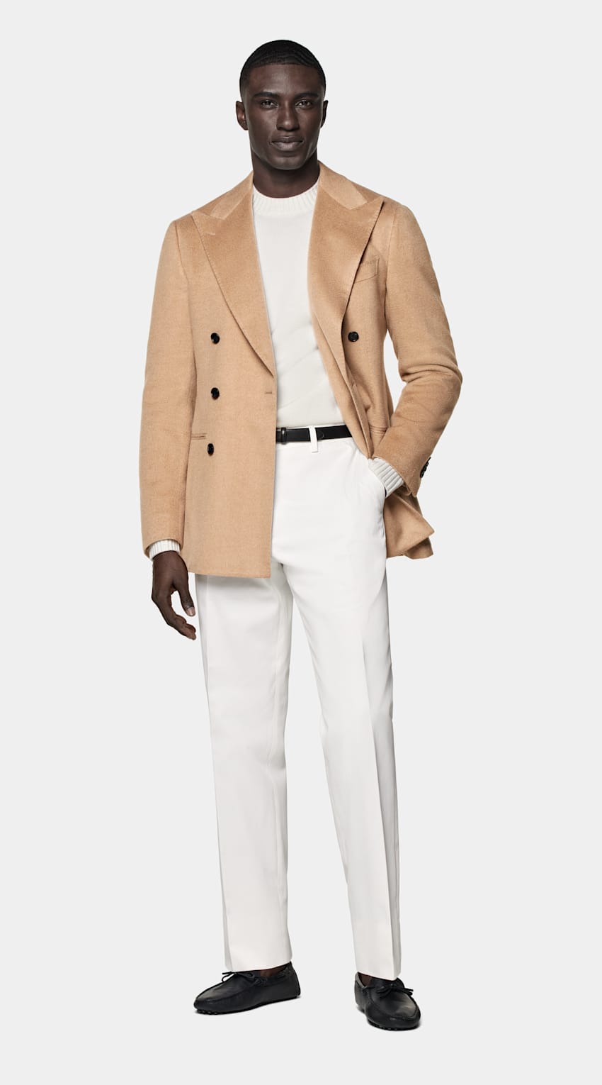 SUITSUPPLY Inverno Puro cammello - Corrado, Italia Giacca Havana marrone tailored fit