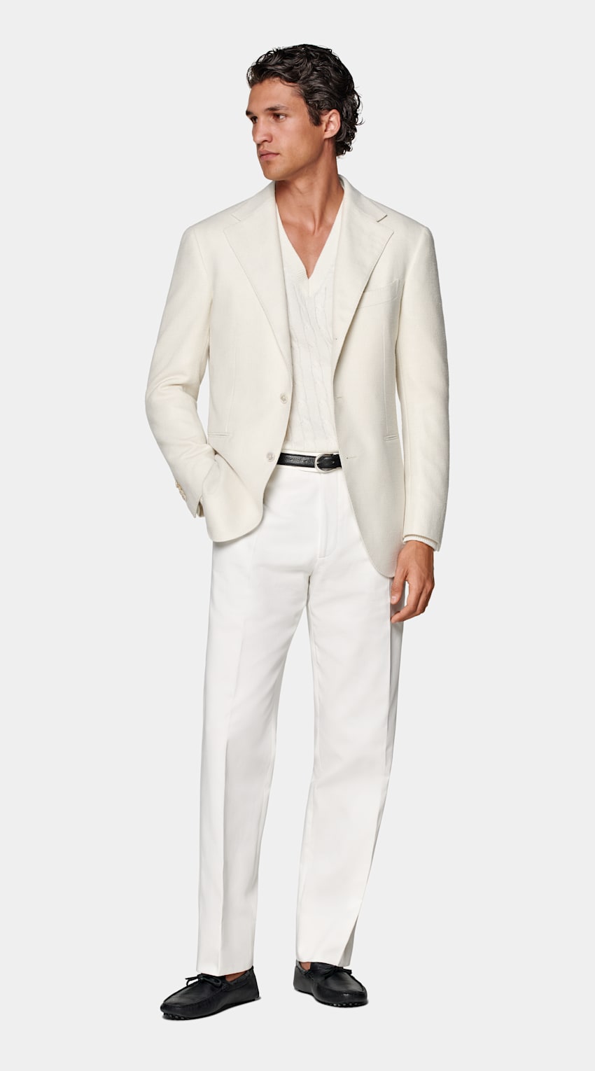 Winter white wool blazer new arrivals