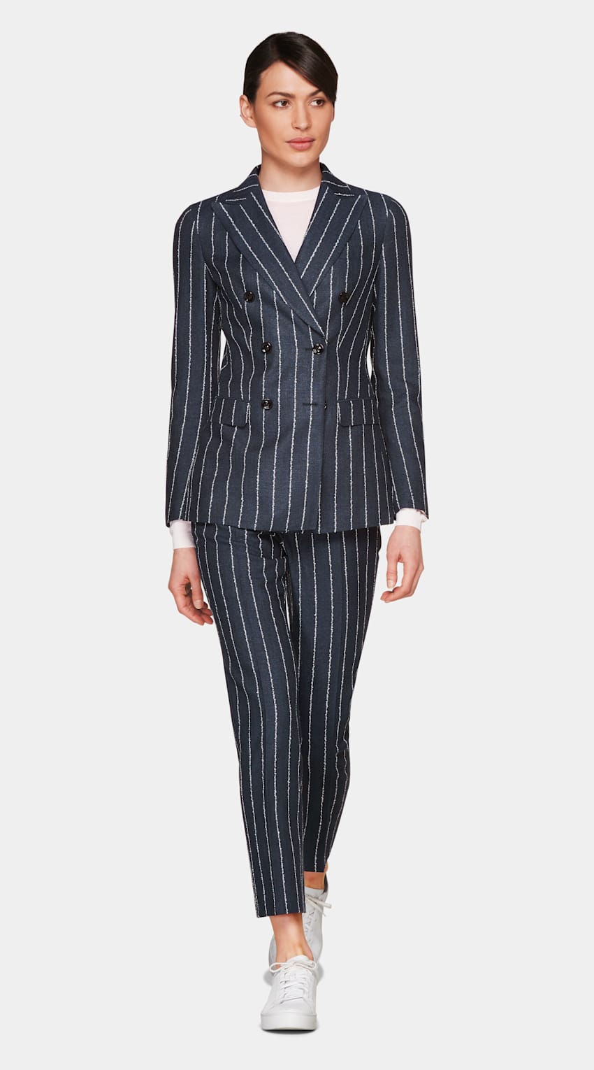 Stripe suit women Clearance