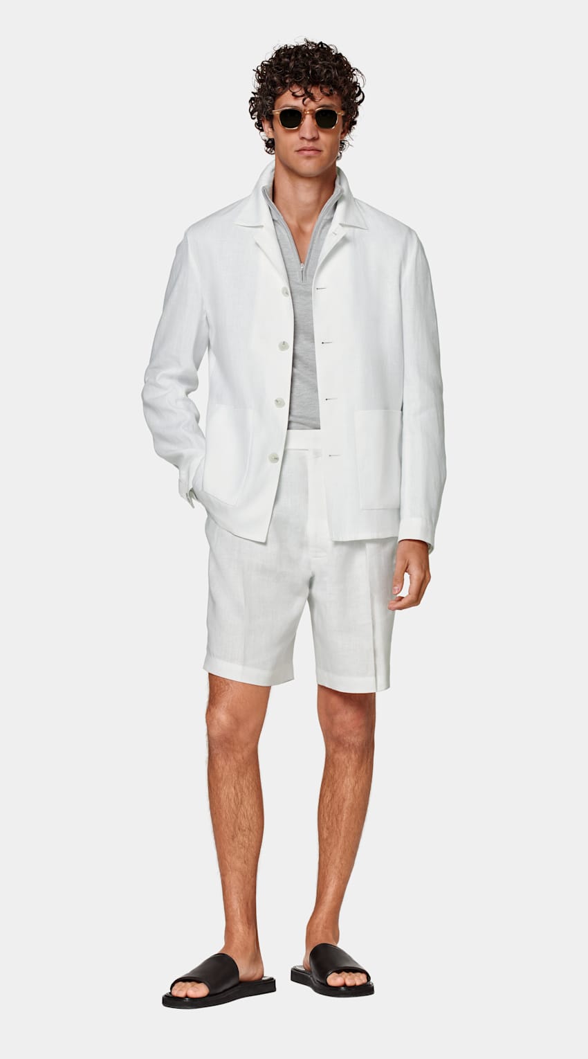 SUITSUPPLY Summer Pure Linen by Baird McNutt, United Kingdom White Casual Set