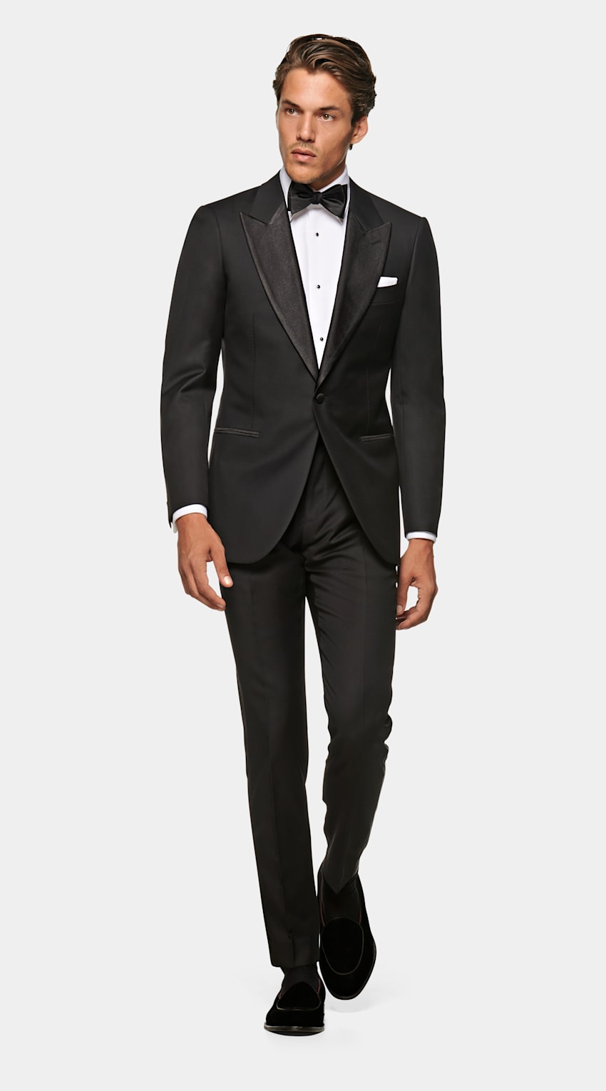 Black Lazio Tuxedo Suit