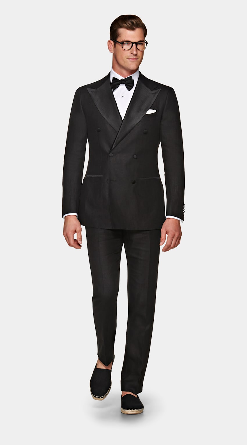SUITSUPPLY  Black Havana Tuxedo Suit