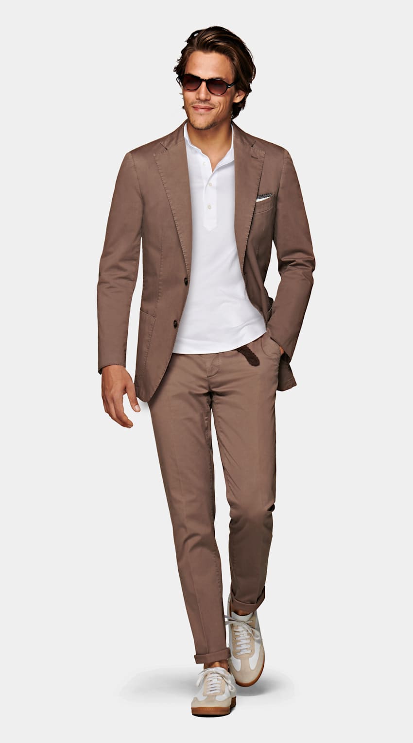 SUITSUPPLY  by Santanderina, undefined Taupe Havana Suit 