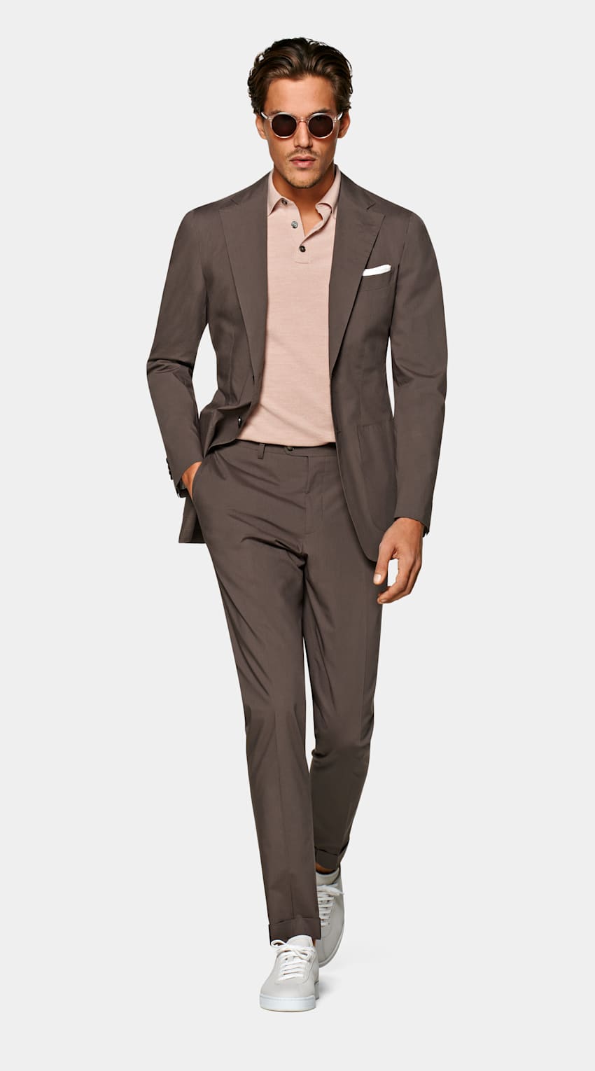 SUITSUPPLY  by Progetto Uno, Italy Taupe Havana Suit