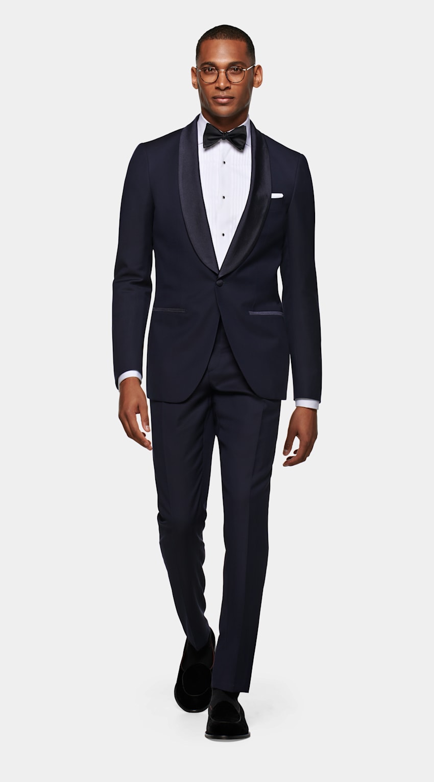 Navy Havana Tuxedo Suit | Pure Wool S110's Single Breasted | Suitsupply ...
