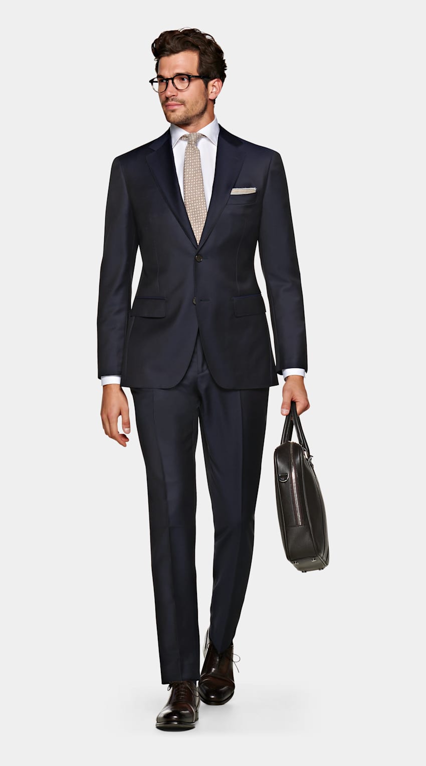 Navy Napoli Suit | Pure Wool S110's Single Breasted | Suitsupply Online ...
