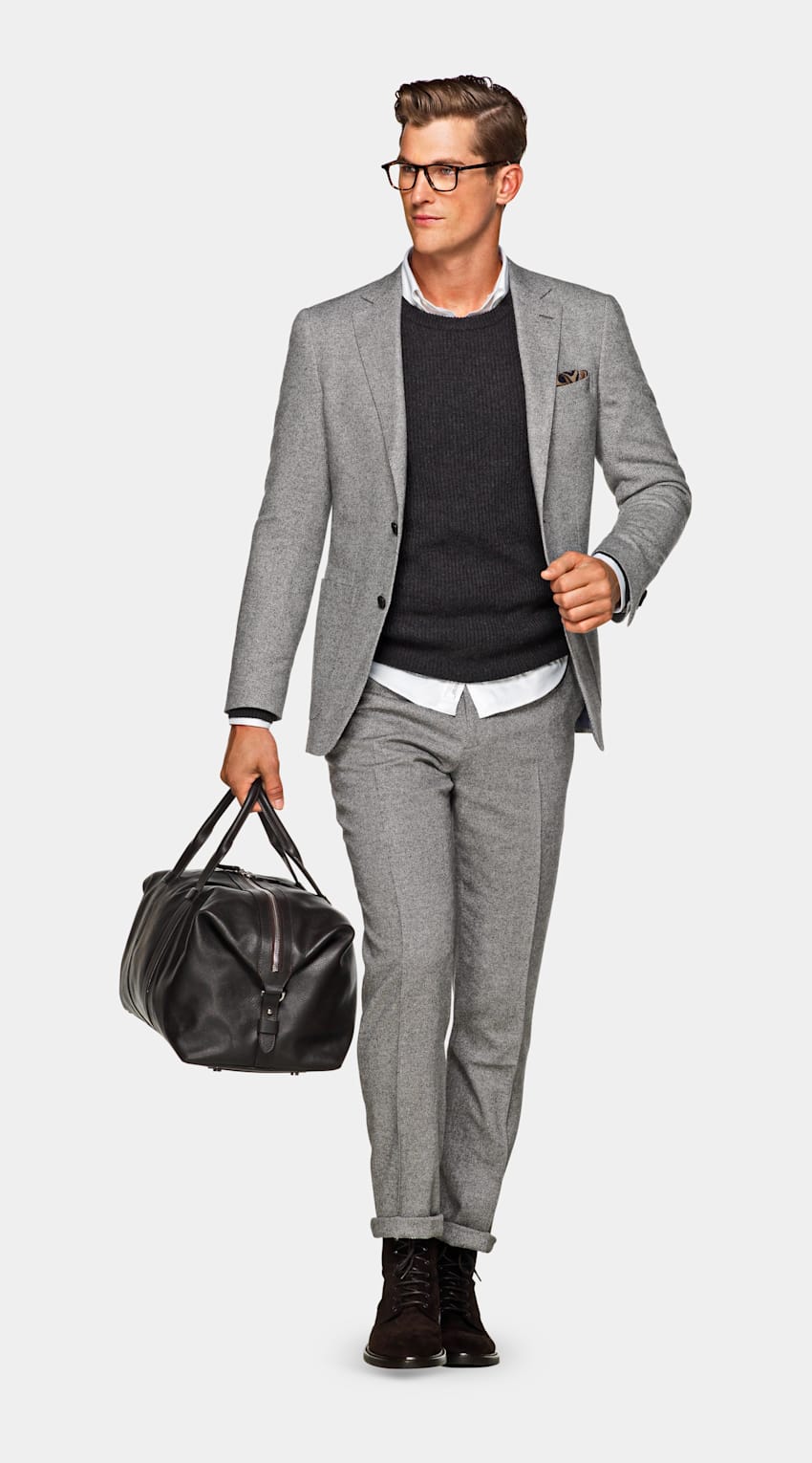 SUITSUPPLY  by E.Thomas, Italy Havana Light Grey Suit