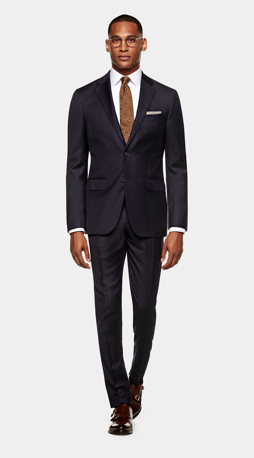 Navy Napoli Suit | Pure Wool Single Breasted | Suitsupply Online Store