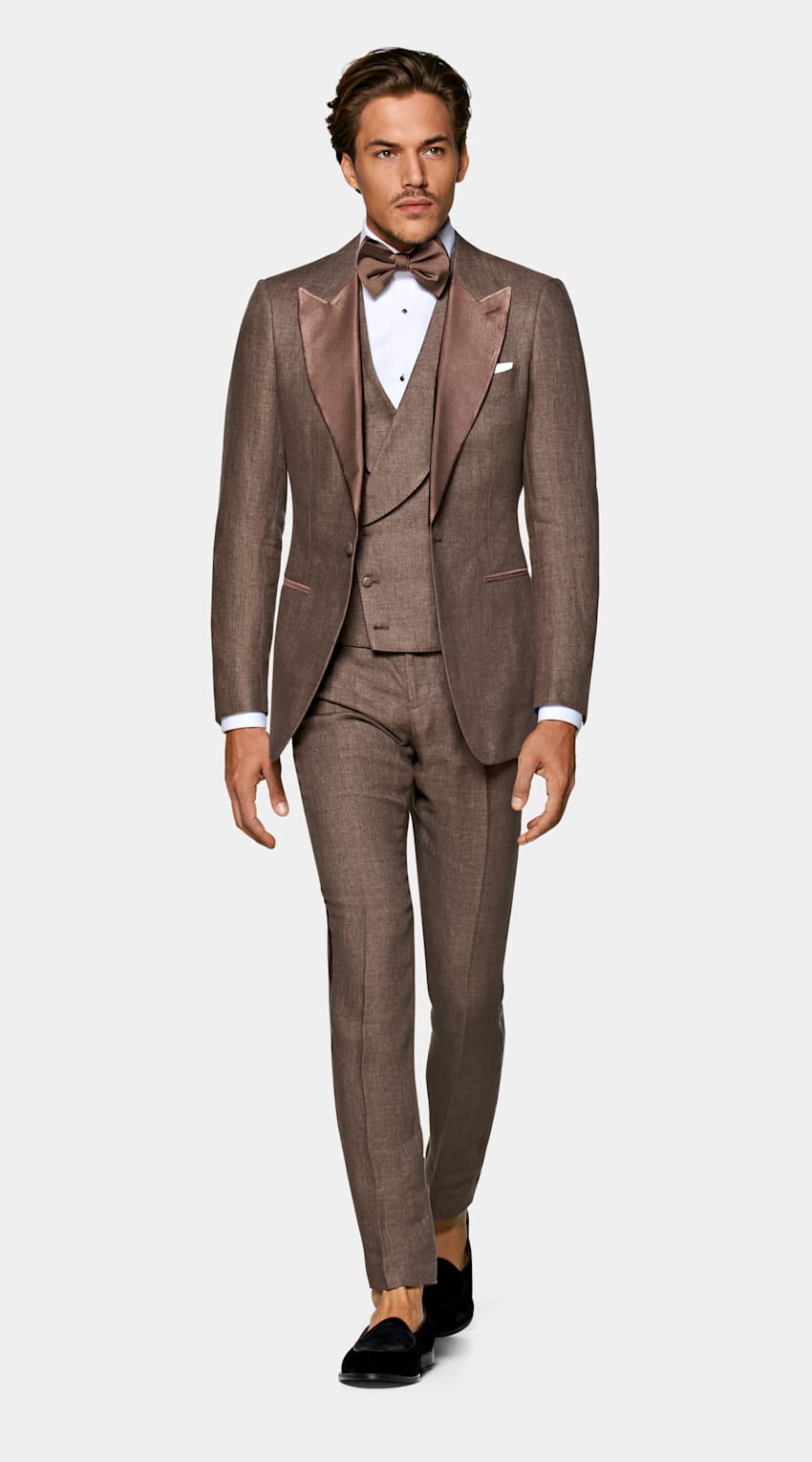 Mid Brown Lazio Tuxedo Suit