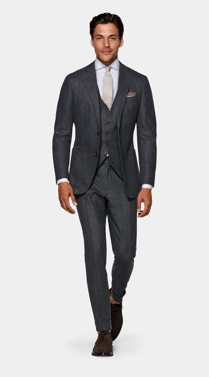 Mid Grey Waistcoat | Circular Wool 