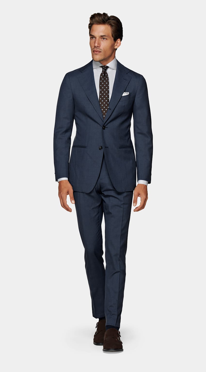 Light Blue Custom Made Suit
