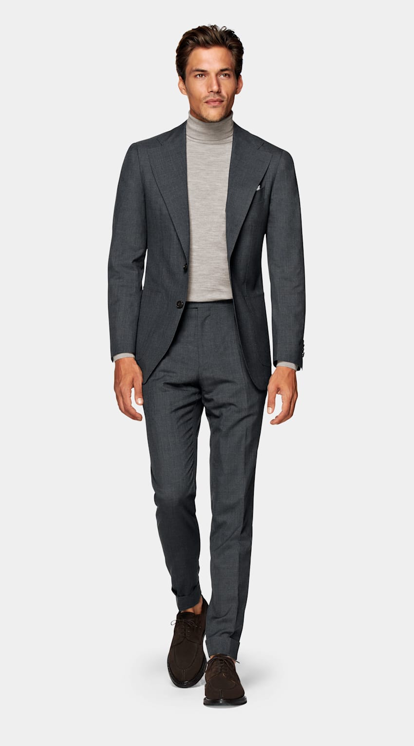 Dark Grey Custom Made Suit | Pure Wool S110's | SUITSUPPLY US