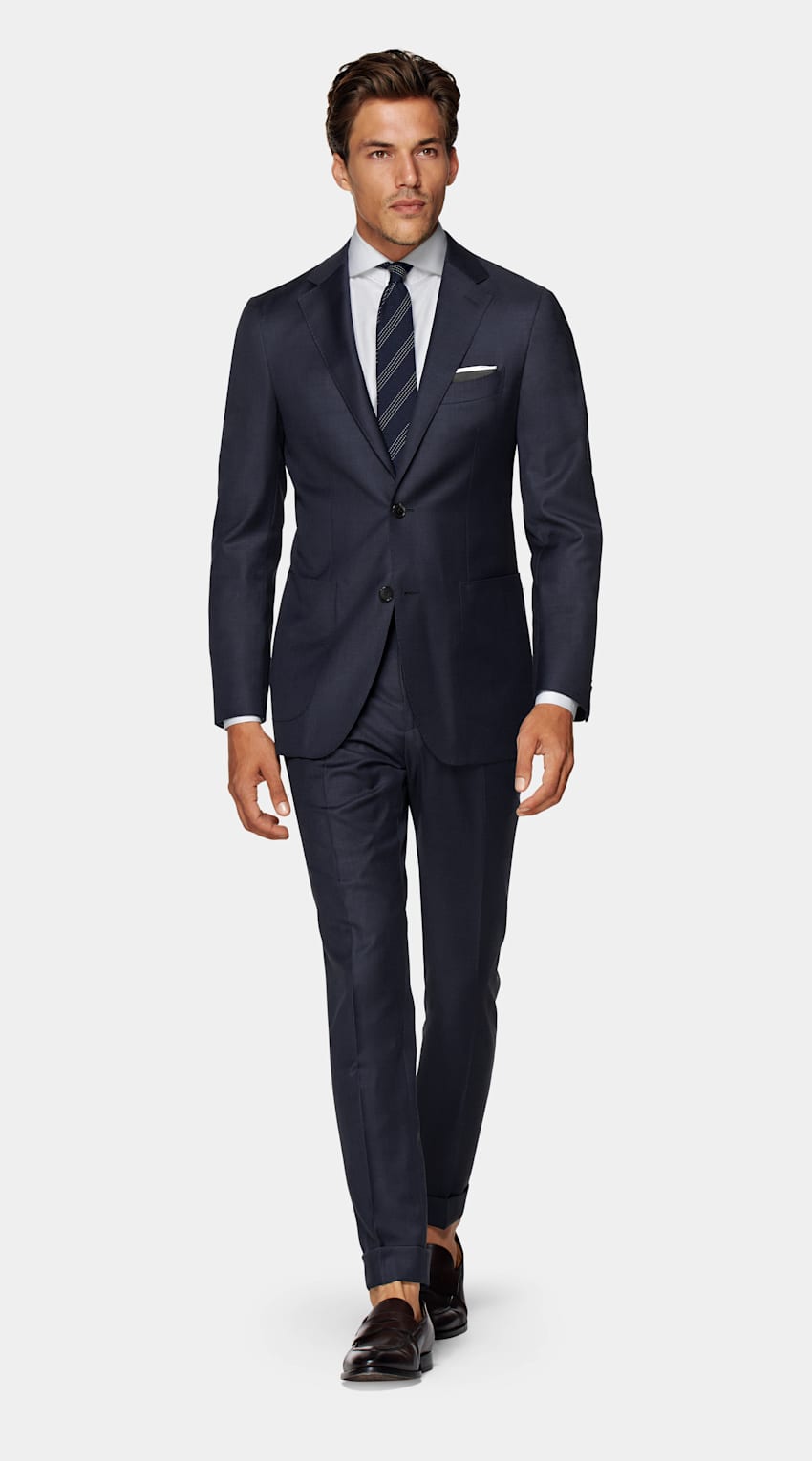 Navy Custom Made Suit in Traceable Pure Wool S110's SUITSUPPLY US
