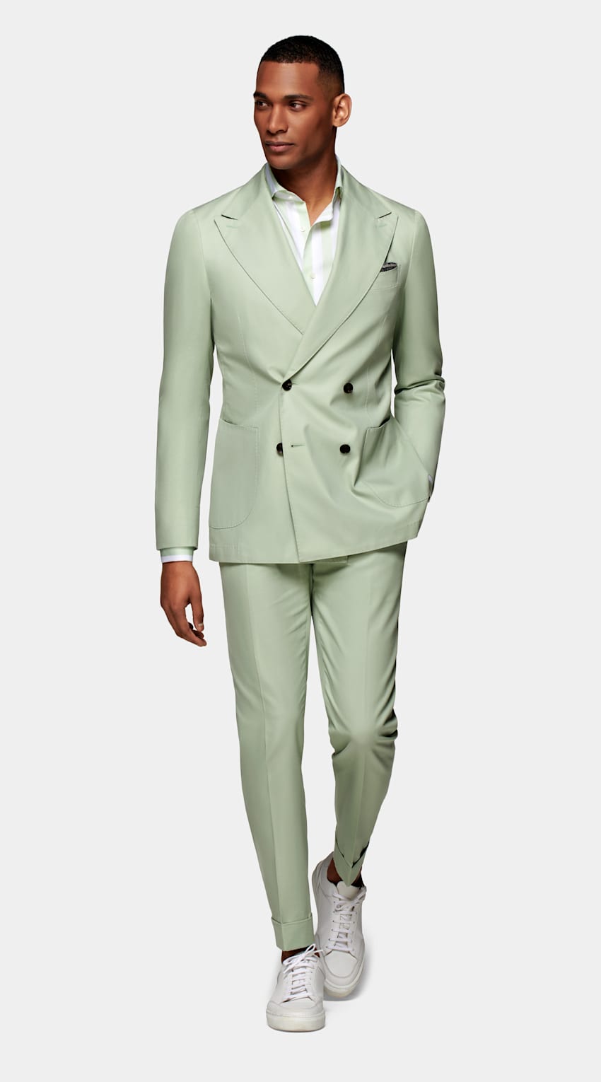 Light Green Havana Suit | Pure Cotton 
