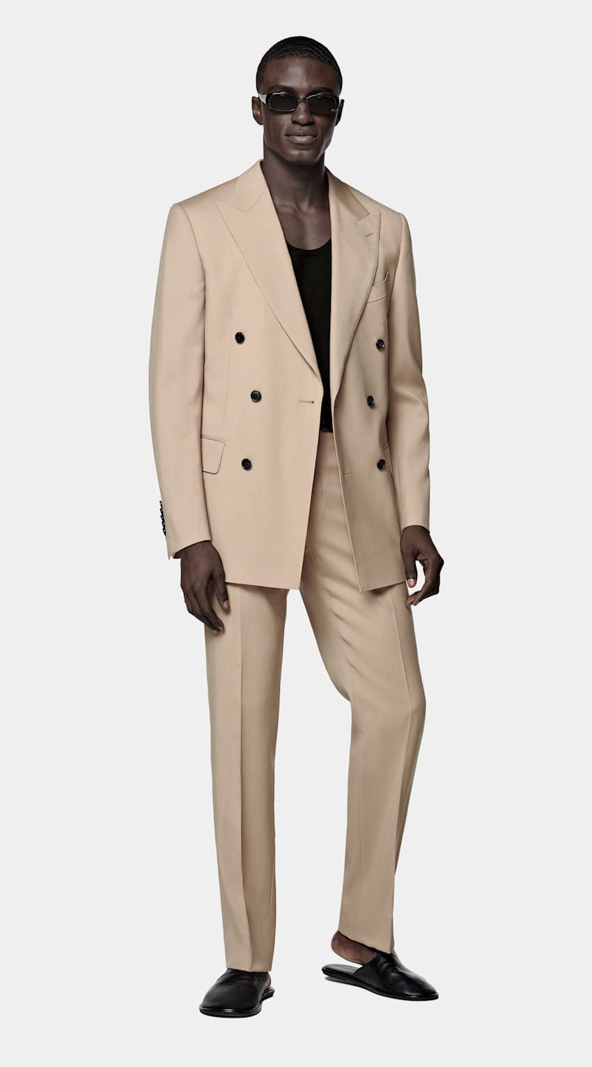 SUITSUPPLY All season Lana mohair - Botto Giuseppe, Italia Abito Milano marrone tailored fit