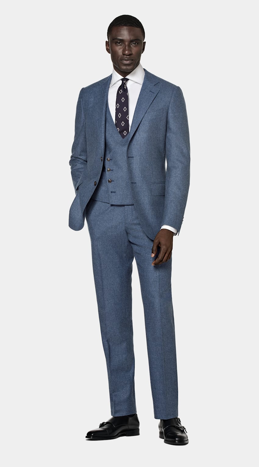 Mid Blue Lazio Suit