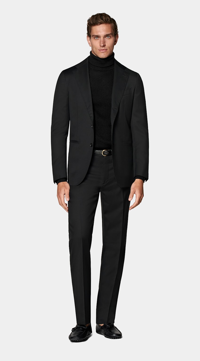 Black Perennial Tailored Fit Havana Suit