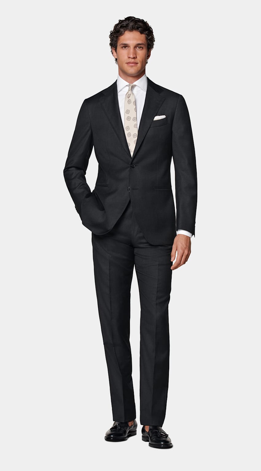 Dark gray coat newest pant