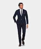 SUITSUPPLY Ren Traveller-ull fr&aring;n Lanificio Cerruti, Italien Havana marinbl&aring; kavaj