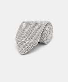 Light Grey Knitted Tie