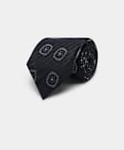 Navy Graphic Tie