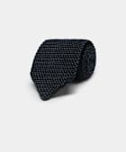 Navy Knitted Tie