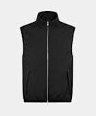 Black Light Padded Zip Vest