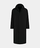 Black Padded Overcoat