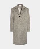 Manteau long vert clair