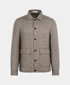 Taupe Bomber Jacket