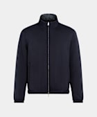 Navy Reversible Bomber Jacket