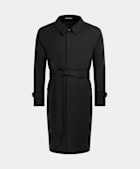 Trenchcoat dunkelgrau Gürtel
