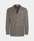 Veste chemise Greenwich taupe