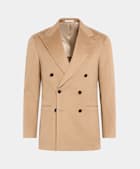 Mid Brown Tailored Fit Havana Blazer