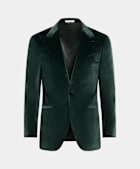 Dark Green Tailored Fit Havana Dinner Jacket