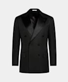 Black Tailored Fit Milano Dinner Jacket