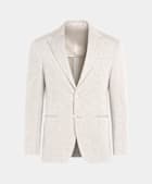 Light Taupe Tailored Fit Havana Suit Jacket