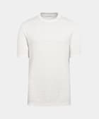 Off-White Jacquard Short Sleeve Crewneck