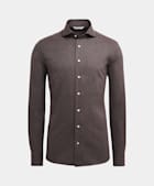 Taupe Extra Slim Fit Shirt
